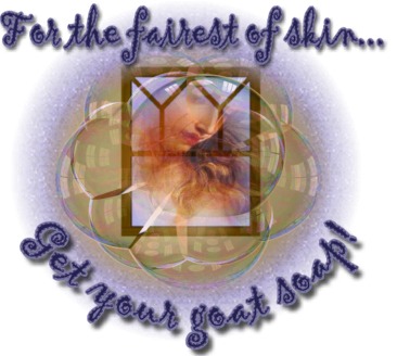 For the fairest of skin, get your goat soap!